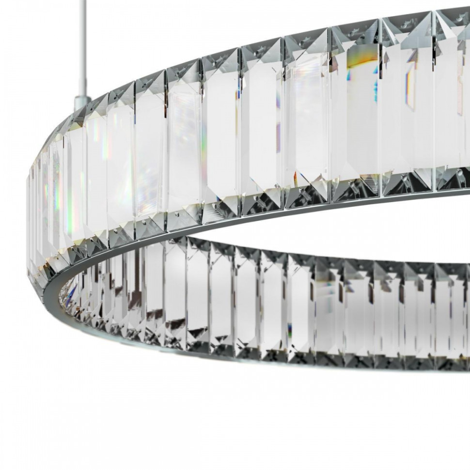 Подвесной светодиодный светильник Loft IT Crystal ring 10135/800 Chrome, цвет хром 10135/800 Chrome - фото 2