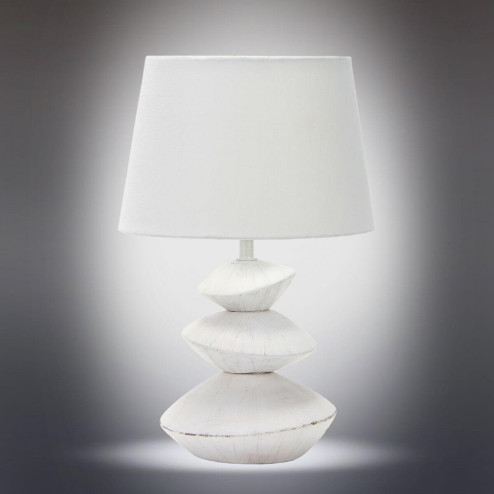 Настольная лампа Omnilux Lorraine OML-82214-01, цвет белый - фото 2