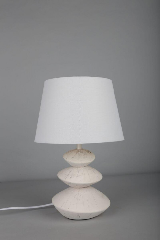 Настольная лампа Omnilux Lorraine OML-82214-01, цвет белый - фото 4