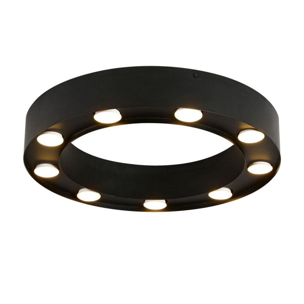 Потолочная люстра с лампочками  Favourite Attica 3007-9U+Lamps Gu10, цвет черный 3007-9U+Lamps Gu10 - фото 2
