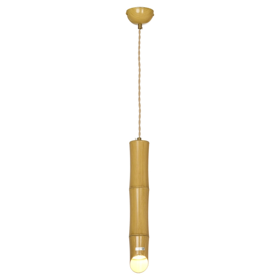 Подвесной светильник Lussole Loft Bamboo LSP-8563 корзина плетеная d 14х13 h 6 5х11х20 см желтый бамбук
