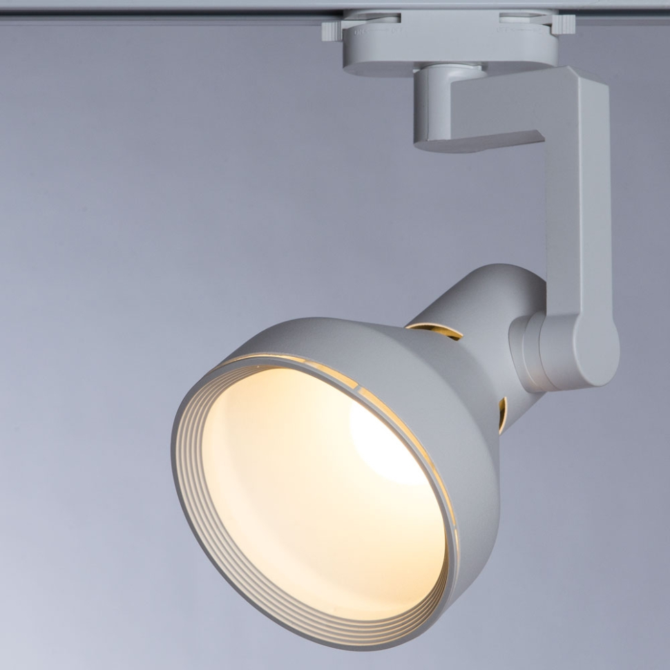 Однофазный светильник для трека Nido Arte Lamp A5106Pl-1WH, цвет белый - фото 2