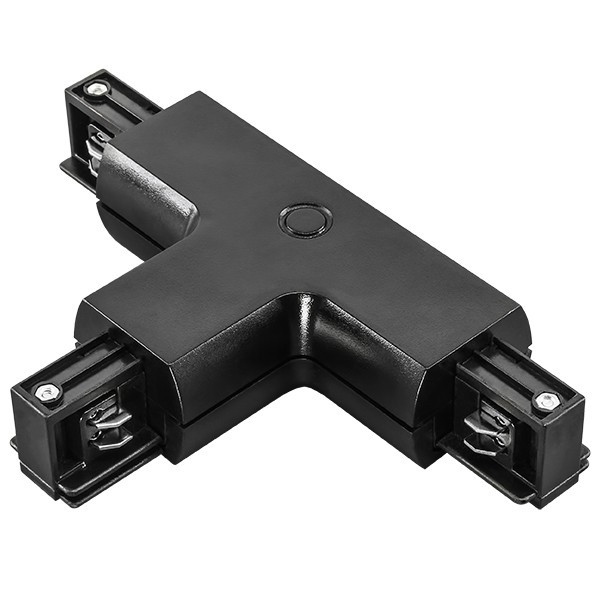 Трехфазный T-образный соединитель для шинопровода Barra Lightstar 504137, цвет черный - фото 1
