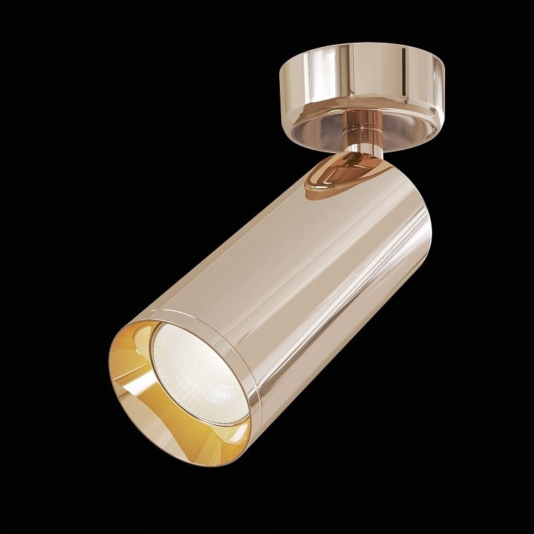 C017CW-01RG Накладной точечный светильник Maytoni Focus, цвет розовое золото - фото 4