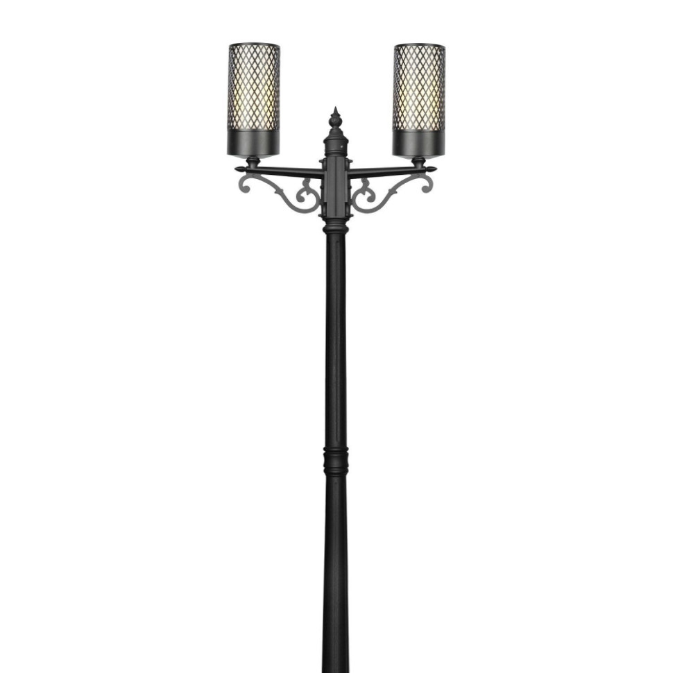 Фонарный столб со светодиодными лампами, комплект от Lustrof. №332981-618347, цвет чёрный матовый - фото 3