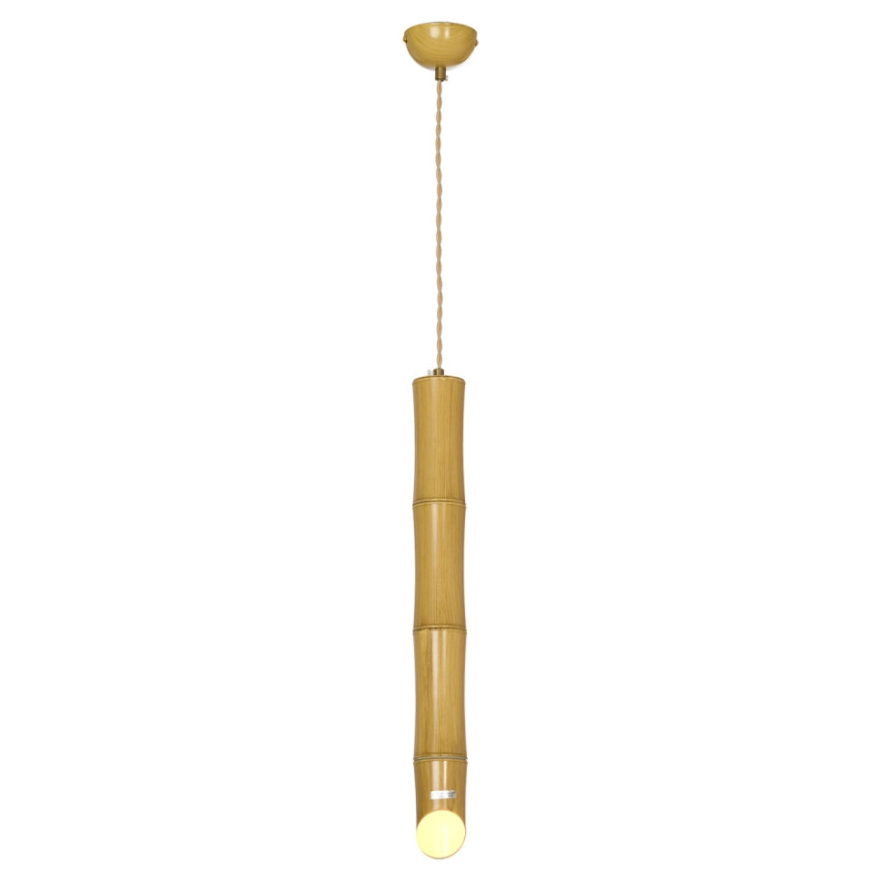 Подвесной светильник Lussole Loft Bamboo LSP-8563-3 корзина плетеная d 14х13 h 6 5х11х20 см желтый бамбук
