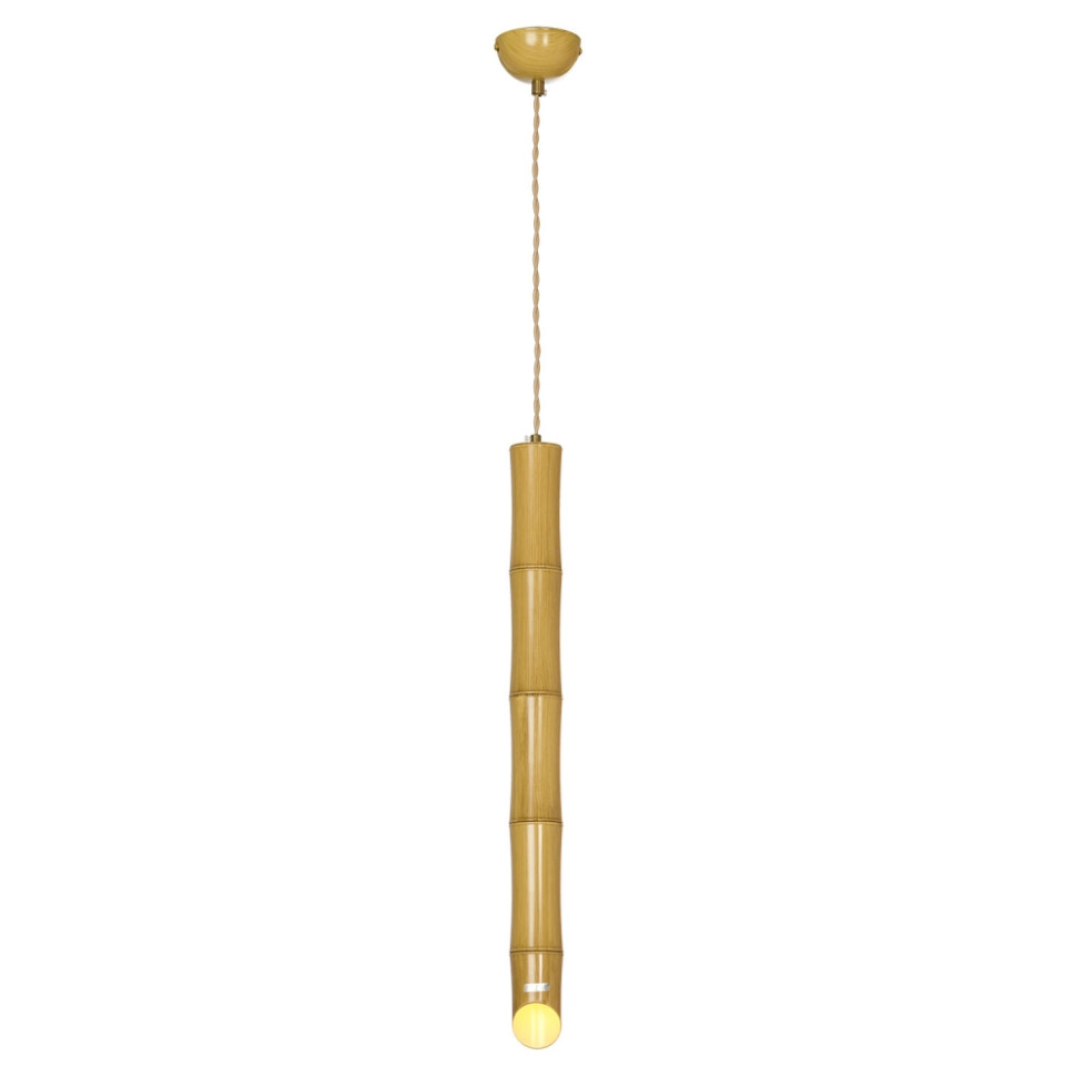Подвесной светильник Lussole Loft Bamboo LSP-8563-4 корзина плетеная d 14х13 h 6 5х11х20 см желтый бамбук