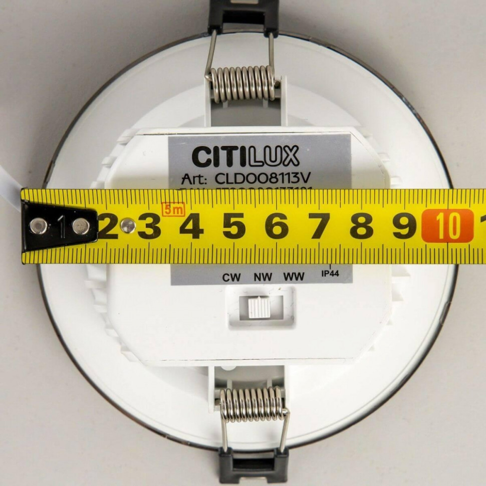Встраиваемый светильник Citilux Акви CLD008113V, цвет бронза - фото 3