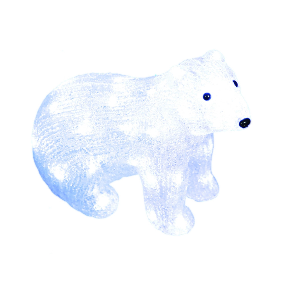 Фигура светодиодная Белый медведь Uniel 11037 (ULD-M3125-040-STA) ULD-M3125-040/STA WHITE IP20 WHITE BEAR-4 - фото 2