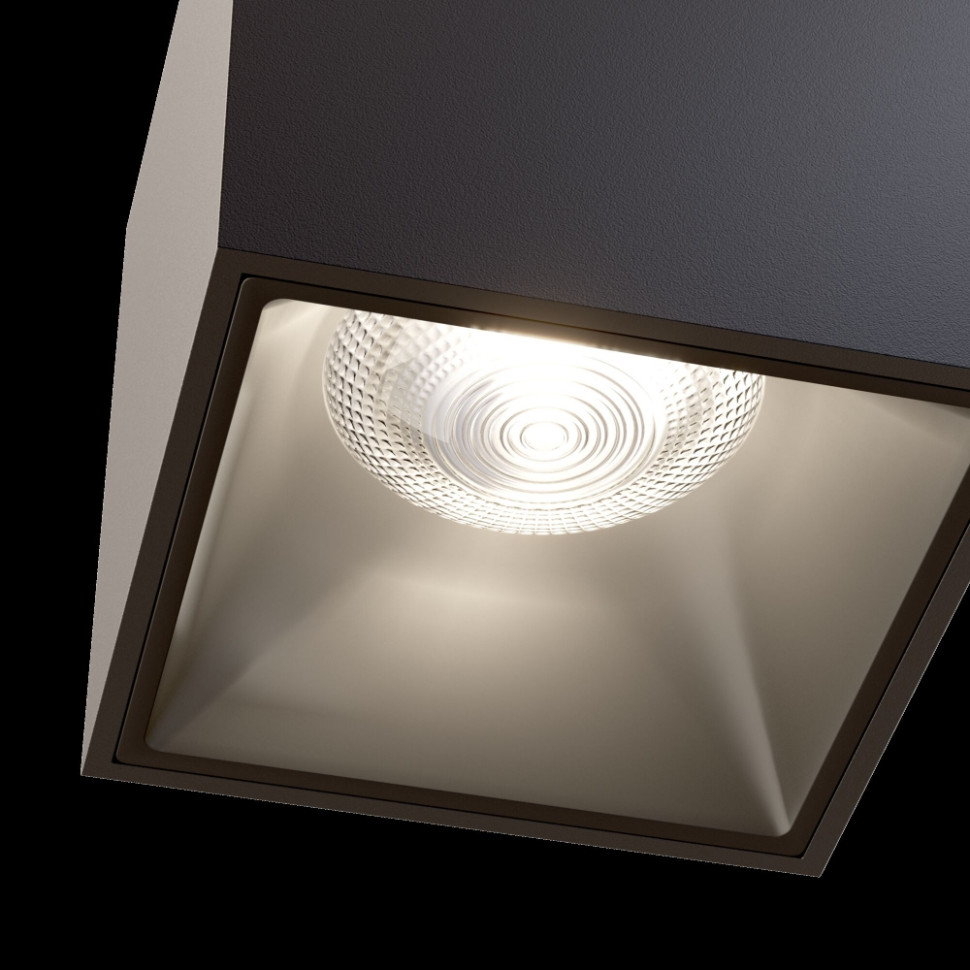 Потолочный накладной светодиодный светильник Maytoni Technical Cover C065CL-L12B4K, цвет черный - фото 3