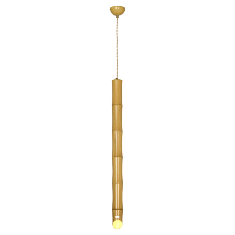 Подвесной светильник Lussole Loft Bamboo LSP-8563-5 корзина плетеная d 14х13 h 6 5х11х20 см желтый бамбук