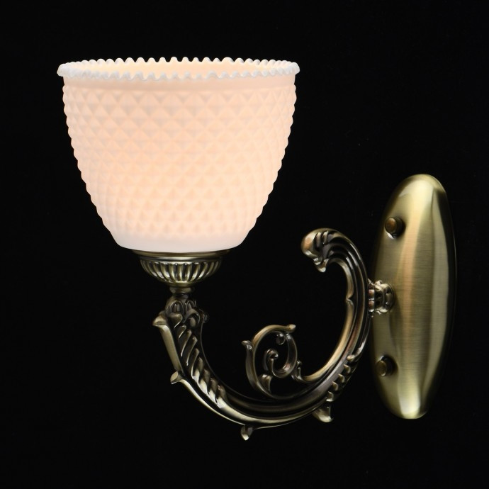 Бра со светодиодной лампочкой E27, комплект от Lustrof. №196748-673975, цвет бронза - фото 2