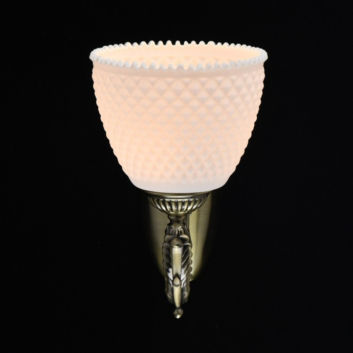 Бра со светодиодной лампочкой E27, комплект от Lustrof. №196748-673975, цвет бронза - фото 3