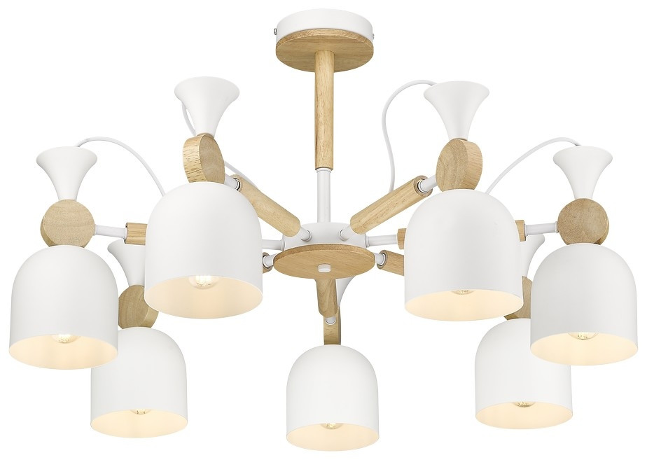 Люстра с лампочками Velante 225-003-07+Lamps, цвет белый 225-003-07+Lamps - фото 2