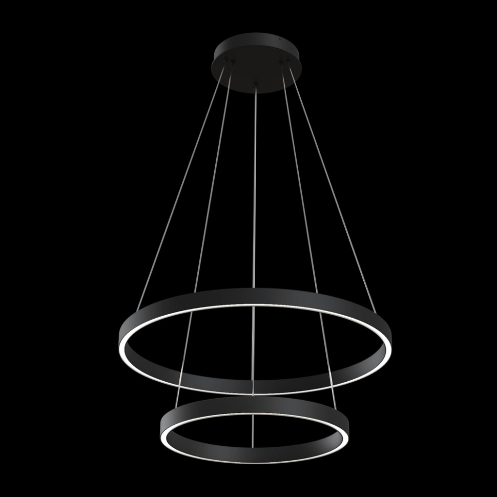 Подвесной светодиодный светильник Maytoni Rim MOD058PL-L55B4K, цвет черный - фото 4