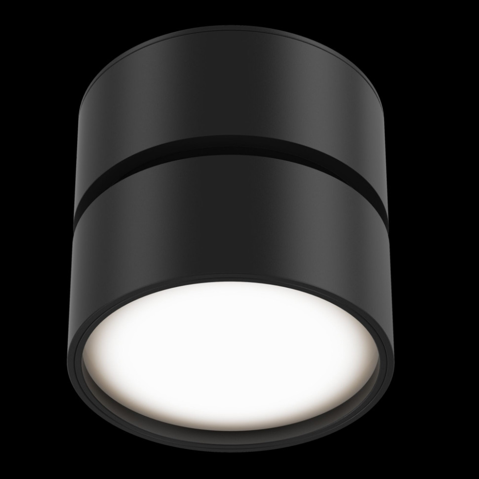 Потолочный накладной светодиодный светильник Maytoni Onda C024CL-L12B3K, цвет черный - фото 4