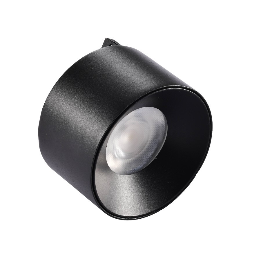 Трековый светильник 5W 3000К для ультратонкого магнитного шинопровода Wertmark WTL WTL.O13.607.30.05, цвет черный - фото 1