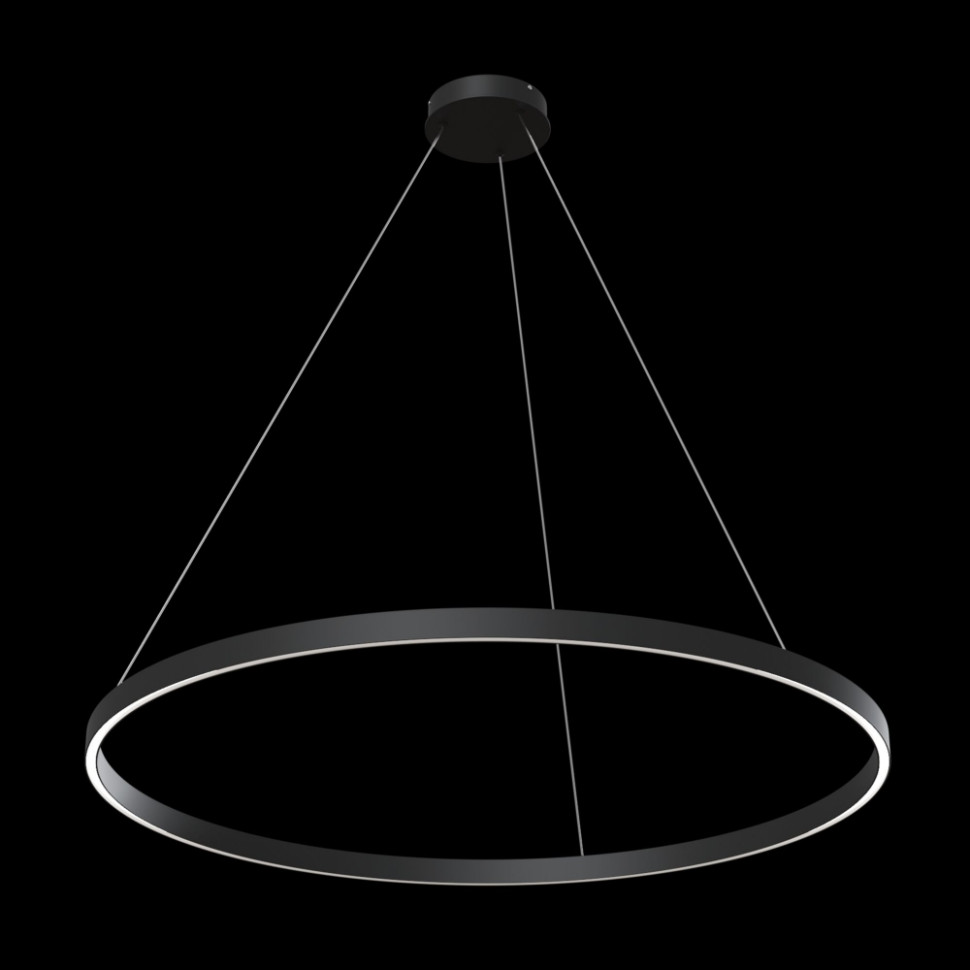 Подвесной светодиодный светильник Maytoni Rim MOD058PL-L54B4K, цвет черный - фото 2
