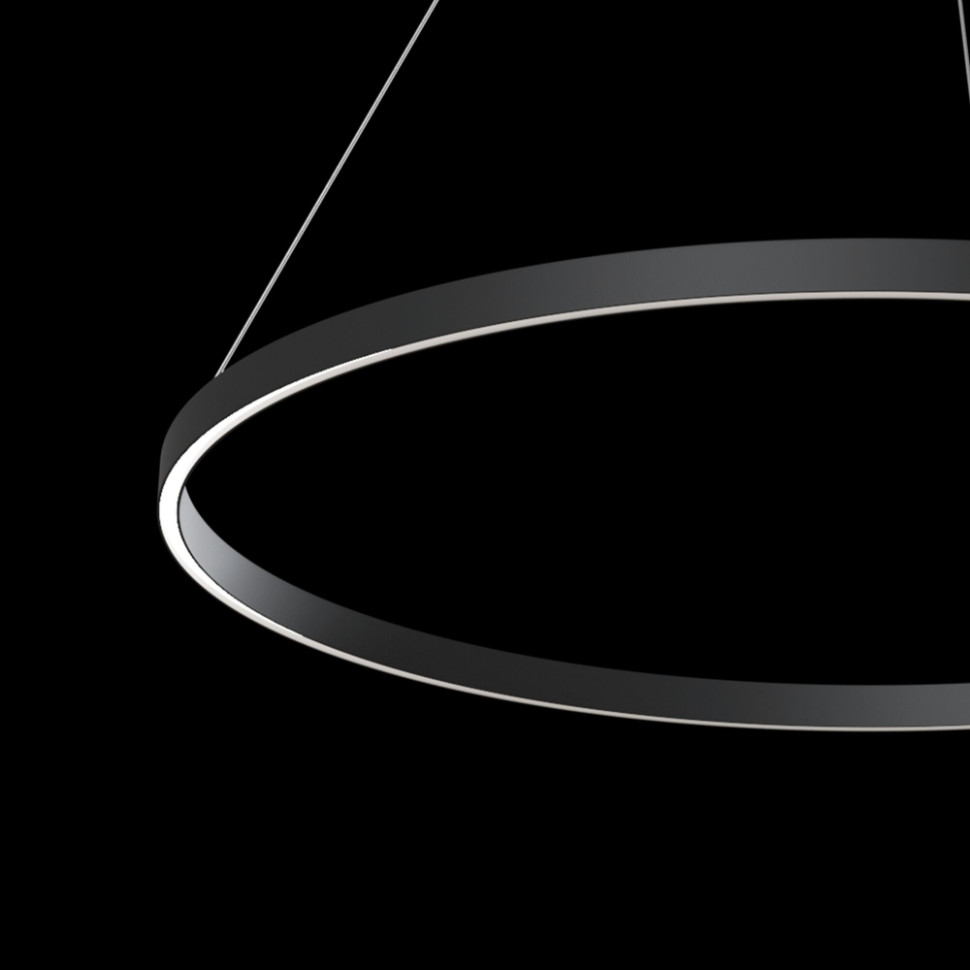 Подвесной светодиодный светильник Maytoni Rim MOD058PL-L54B4K, цвет черный - фото 4