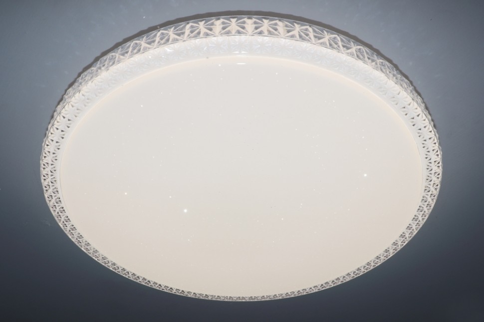 Потолочная светодиодная люстра с Bluetooth и пультом Natali Kovaltseva LED LAMPS 81078, цвет белый - фото 3