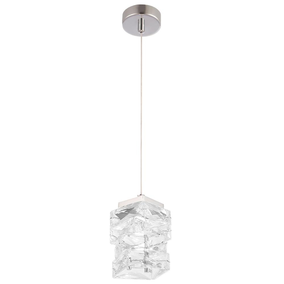 Подвесной светильник с лампочкой CRYSTAL LUX Rolando SP1.1 Chrome+Lamps, цвет хром - фото 3