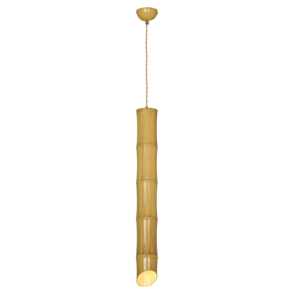 Подвесной светильник Lussole Loft Bamboo LSP-8564-4 корзина плетеная d 14х13 h 6 5х11х20 см желтый бамбук