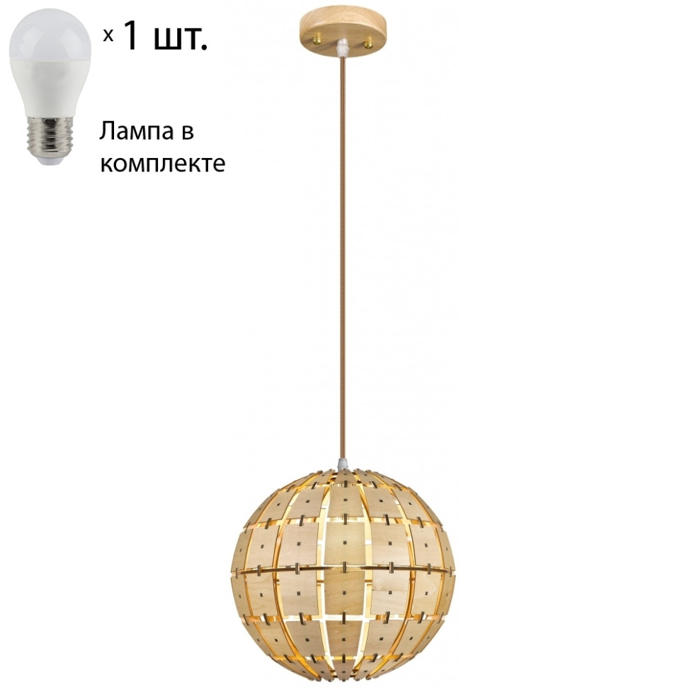 Подвесной светильник с лампочкой Velante 550-716-01+Lamps E27 P45