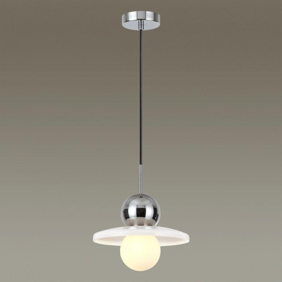 Подвесной светильник со светодиодной лампочкой G9, комплект от Lustrof. №399807-647482, цвет хром - фото 4