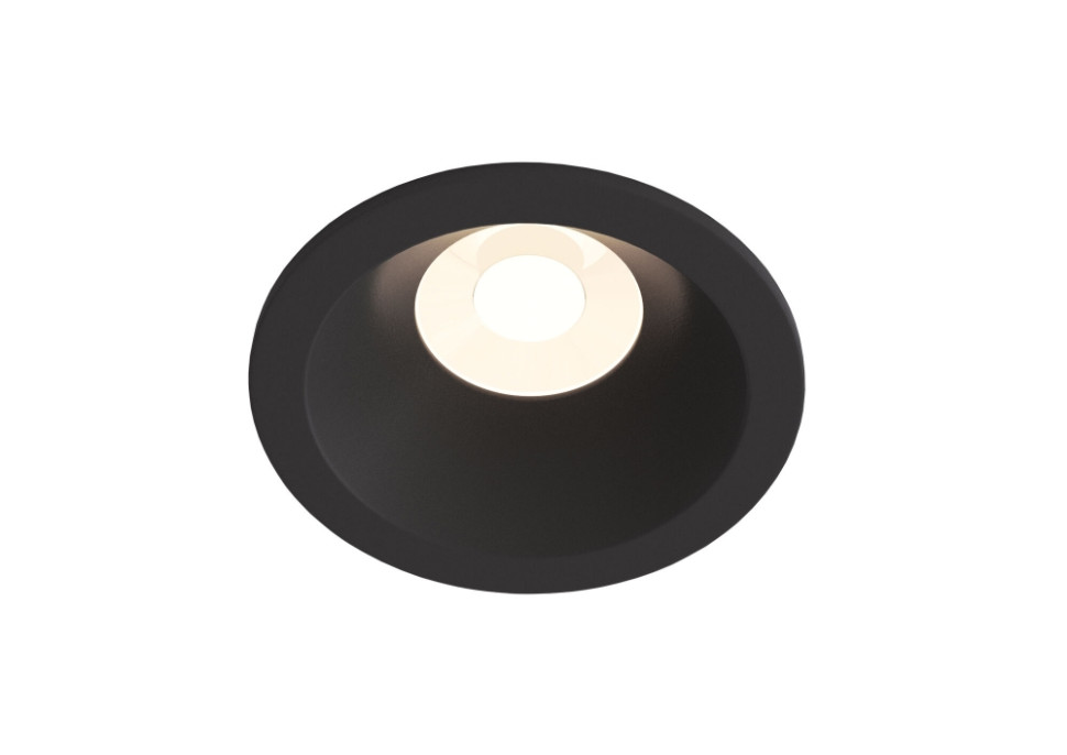 DL032-2-01B Встраиваемый светильник Maytoni Zoom, цвет черный матовый - фото 1