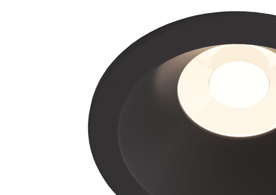 DL032-2-01B Встраиваемый светильник Maytoni Zoom, цвет черный матовый - фото 2