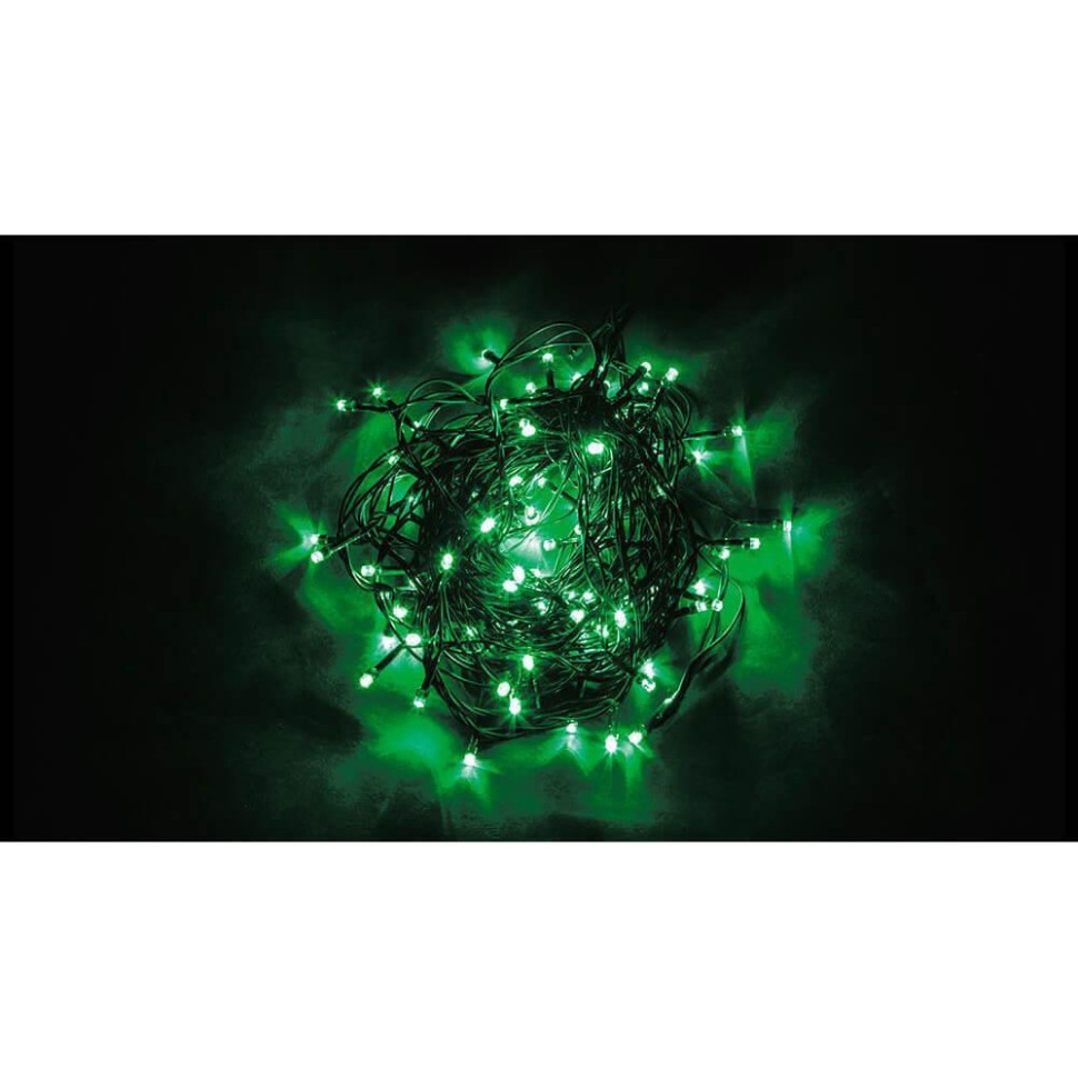 Светодиодная гирлянда Feron CL05 линейная 10м +1.5м 230V зеленый c питанием от сети 32306 светодиодная гирлянда cl07 линейная 40м 3м 230v 2700к c питанием от сети эффектом стробов зеленый шнур