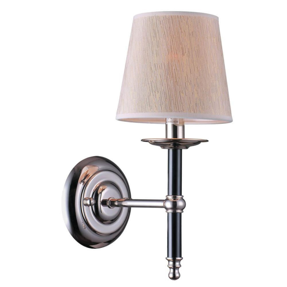 Бра со светодиодной лампочкой E14, комплект от Lustrof. №37738-622723, цвет никель - фото 1