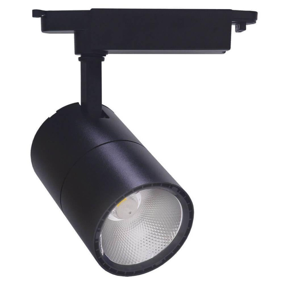 Однофазный LED светильник 20W 4000К для трека Feron AL103 (29648), цвет черный - фото 1