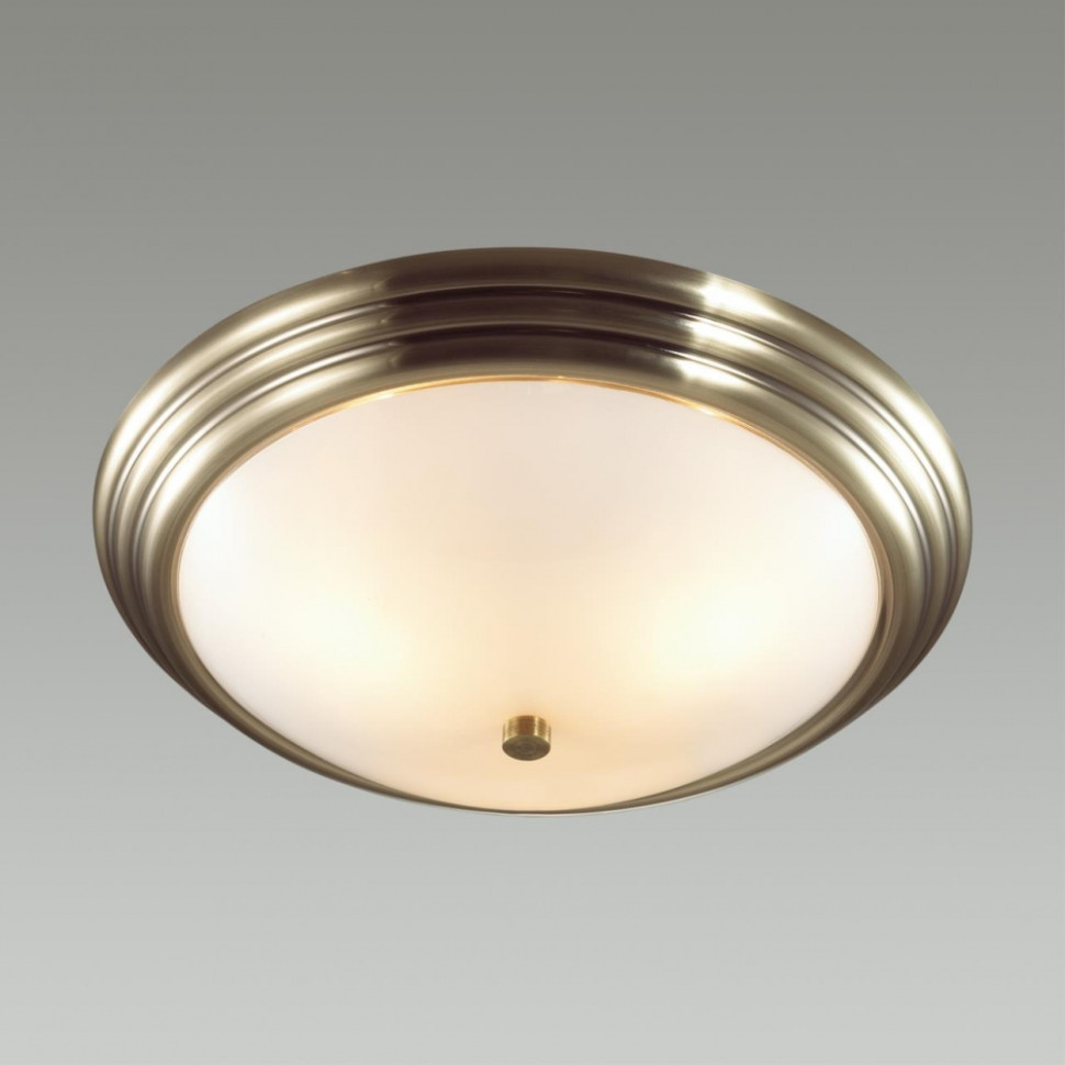 Потолочный светильник со светодиодными лампочками E27, комплект от Lustrof. №399589-642566, цвет античная латунь - фото 3