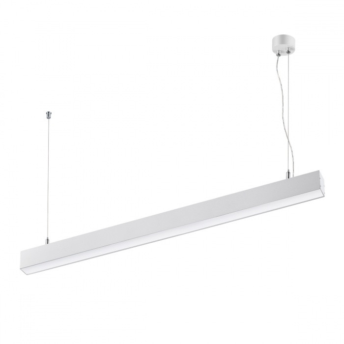 Линейный подвесной светодиодный светильник Novotech Iter 358867, цвет белый
