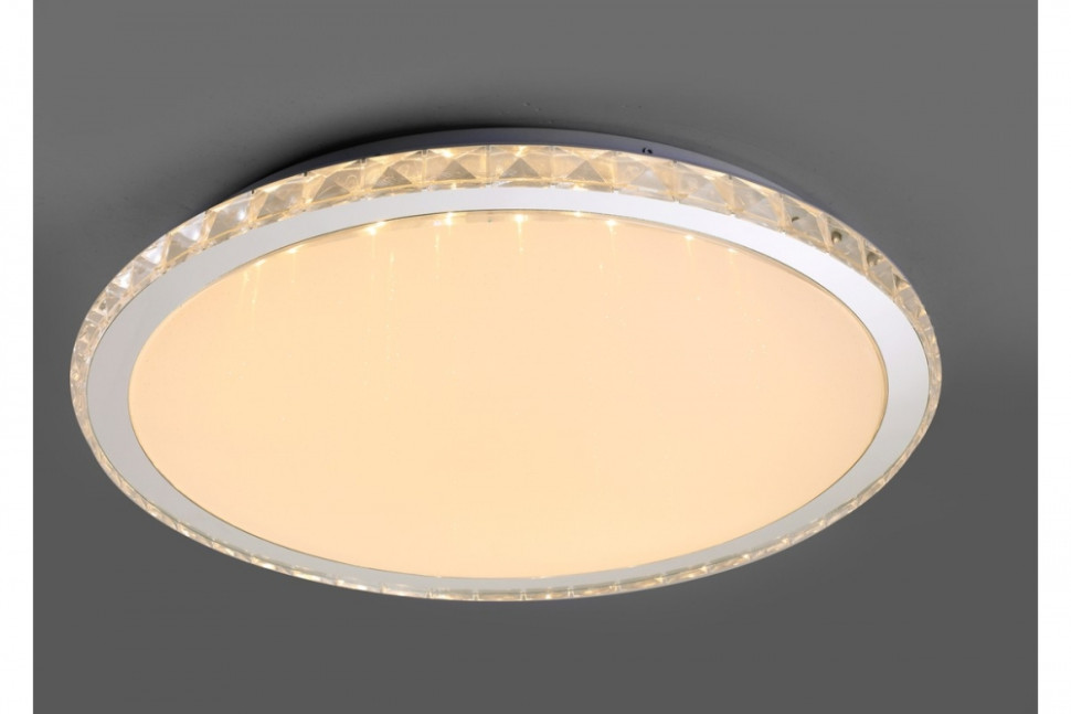 Настенно-потолочный светодиодный светильник с ПДУ ИК Camelion LBS-7706 13963, цвет белый - фото 4
