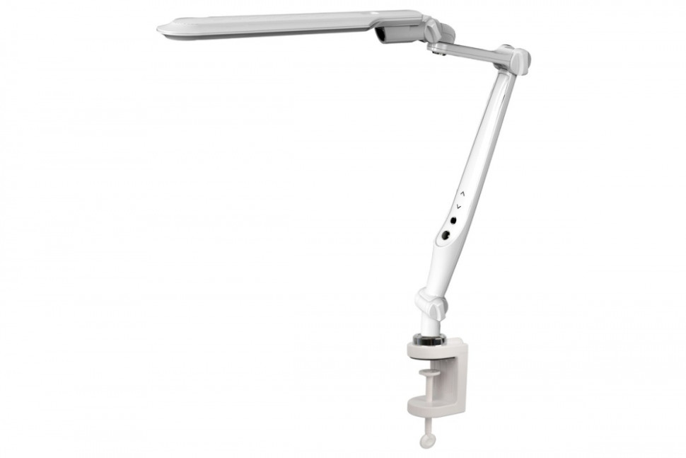 Настольная лампа на струбцине с сенсором Camelion KD-830 C01 белый 14014 ночник camelion nl 176
