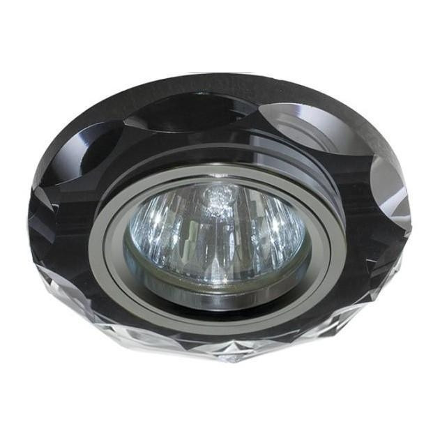 Встраиваемый светильник Asti Escada 241050, цвет хром, черное стекло - фото 1