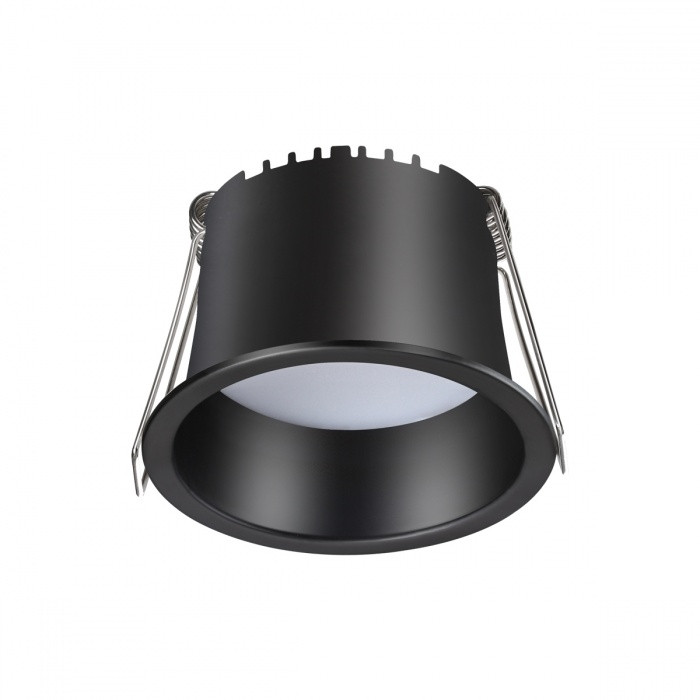 Встраиваемый светодиодный светильник Novotech Tran 358898, цвет черный - фото 1
