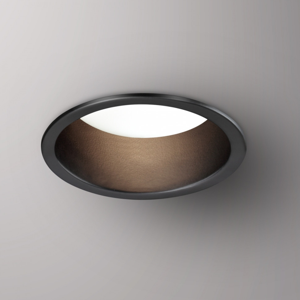 Встраиваемый светодиодный светильник Novotech Tran 358898, цвет черный - фото 2