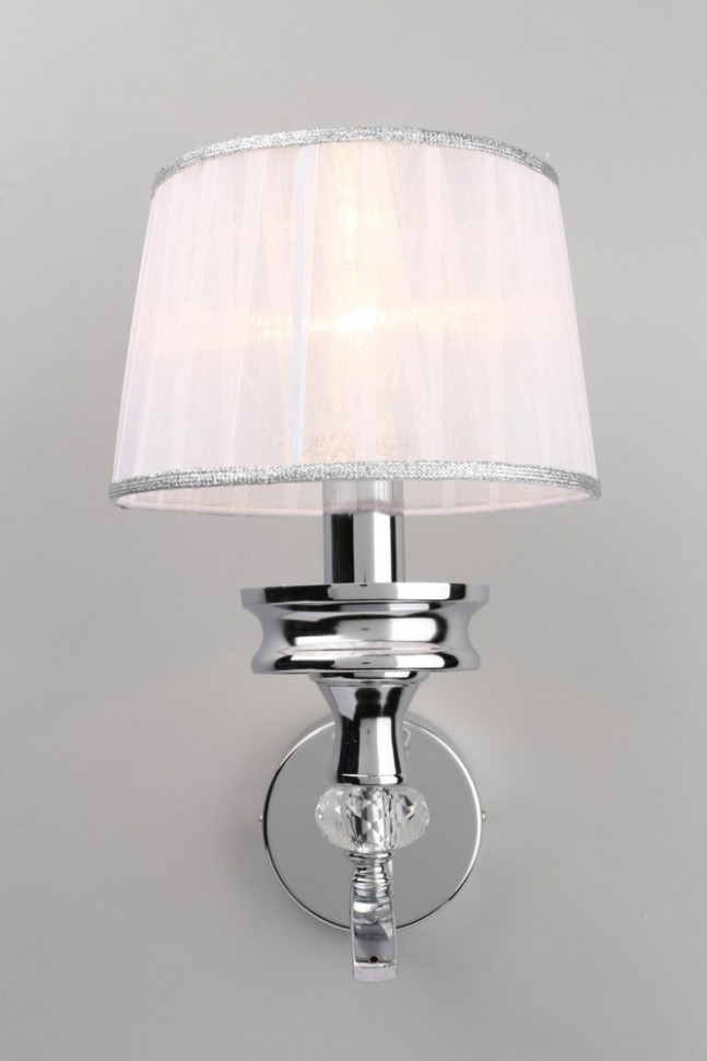Бра со светодиодной лампочкой E14, комплект от Lustrof. №192762-656990, цвет хром - фото 2