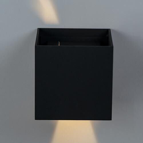Уличный настенный светильник Italline IT01-A310 black, цвет черный - фото 1