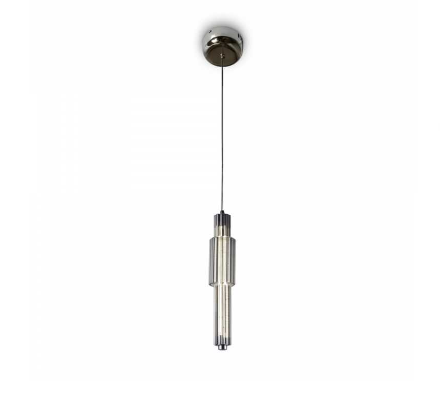 Подвесной светодиодный светильник Maytoni Modern Verticale MOD308PL-L9GR3K, цвет серый - фото 1