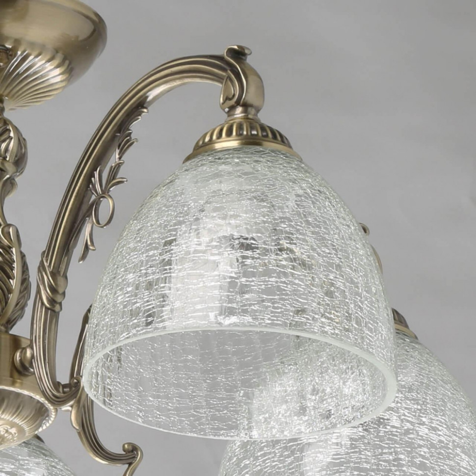 Потолочная люстра со светодиодными лампочками E27, комплект от Lustrof. №439476-673984, цвет бронза - фото 3