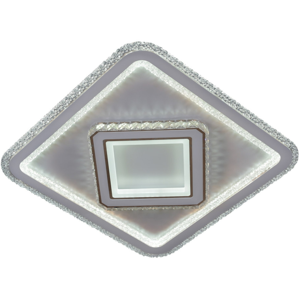 Потолочная диммируемая люстра с пультом ДУ Reluce 07162-0.3-500 WH Reluce (1424076), цвет белый - фото 4