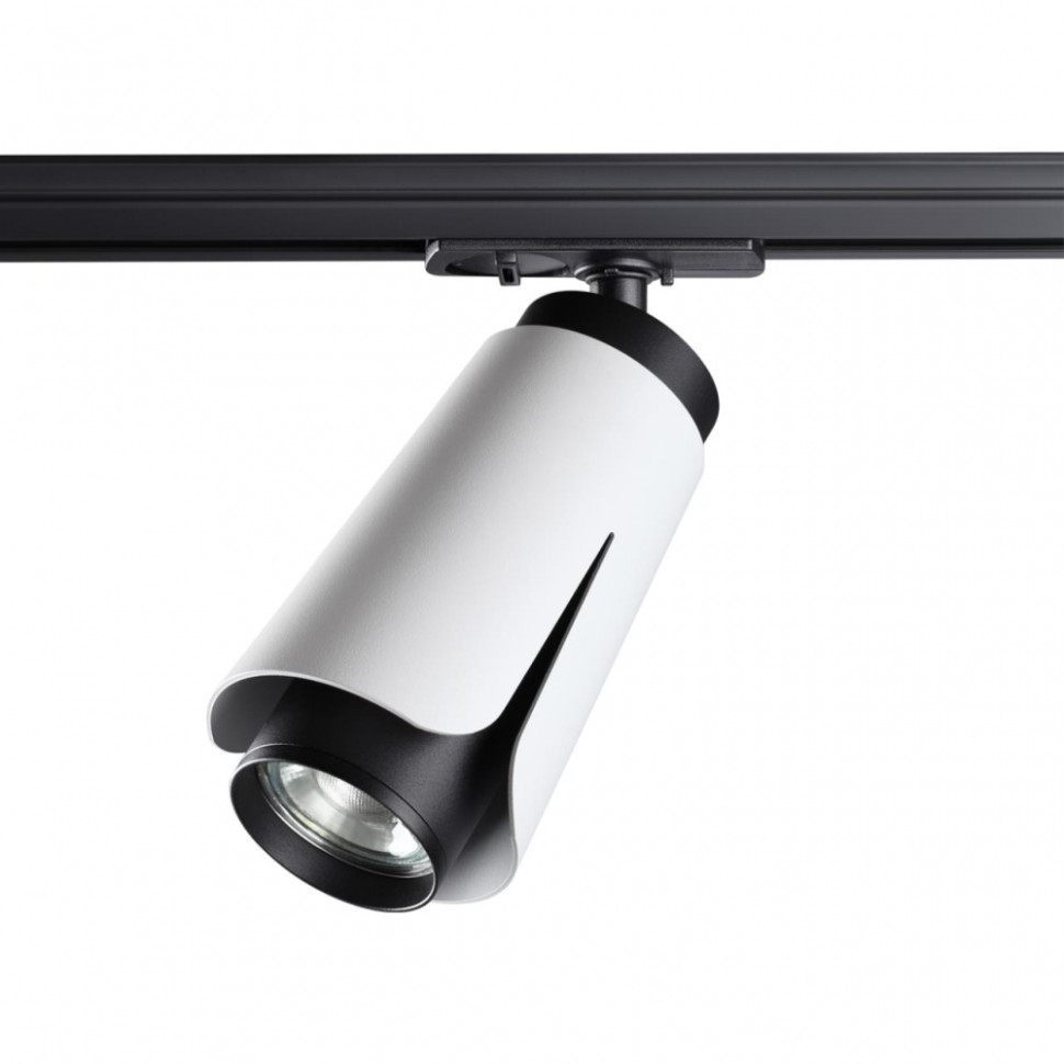 Однофазный светильник для трека Novotech Tulip 370837, цвет черный - фото 1