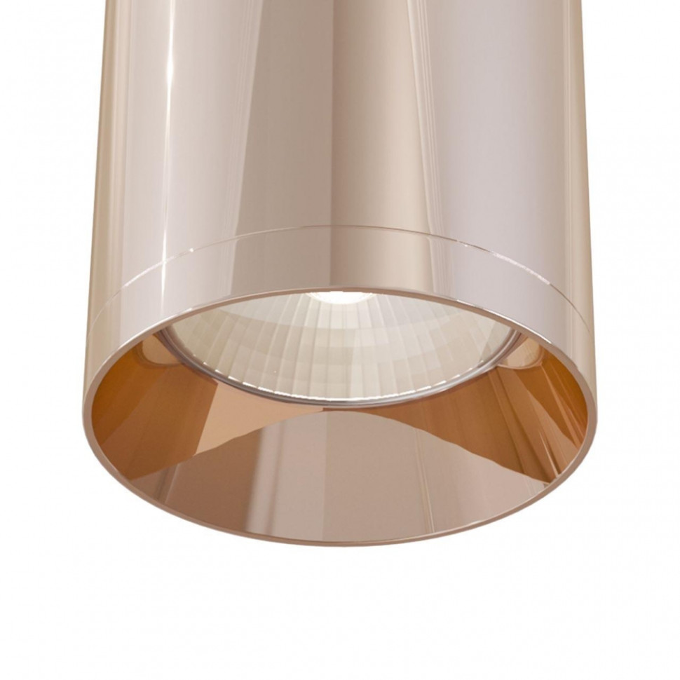 C010CL-01RG Накладной точечный светильник Maytoni Alfa, цвет розовое золото - фото 3