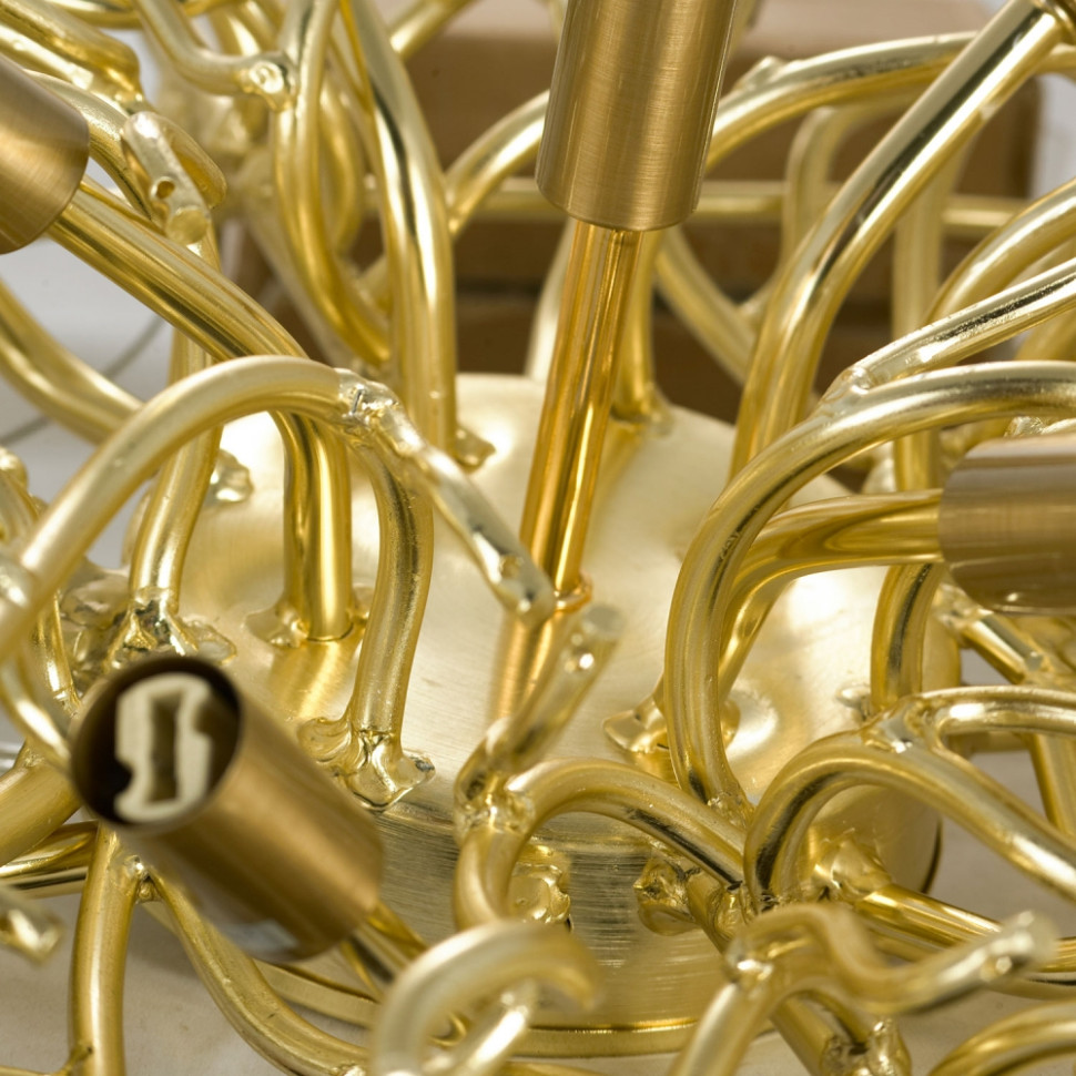 Подвесная люстра Lussole Loft Adams LSP-8606, цвет матовое золото - фото 3
