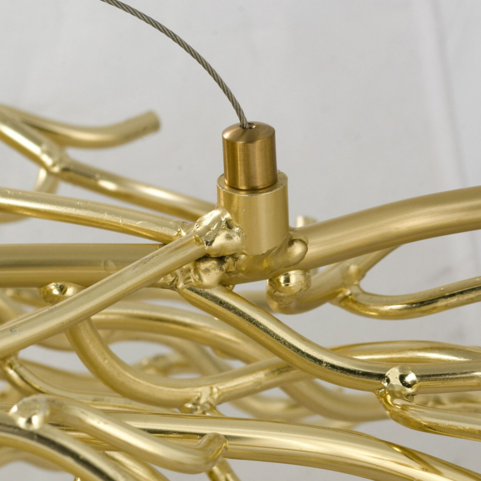 Подвесная люстра Lussole Loft Adams LSP-8606, цвет матовое золото - фото 4