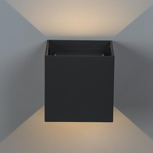 Уличный настенный светильник Italline IT01-A310 dark grey, цвет темно-серый - фото 1